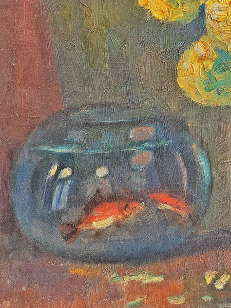 Tableau les boules de neige début XXeme