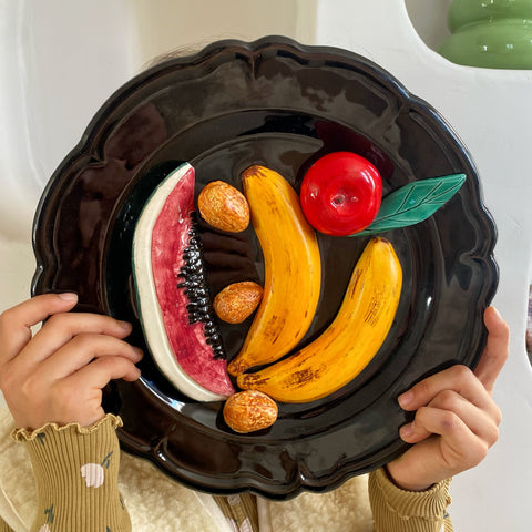 Assiette sculpture 1960