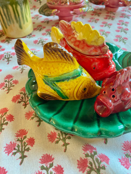 Ensemble Salière poivrière moutardier vintage