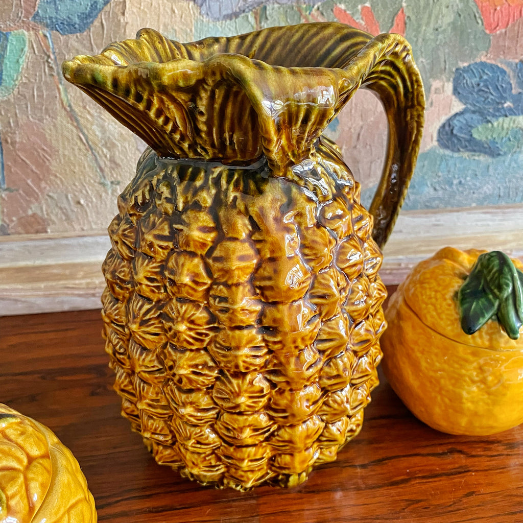 Pichet céramique ananas