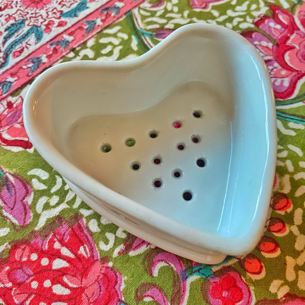 Coeur vintage faisselle