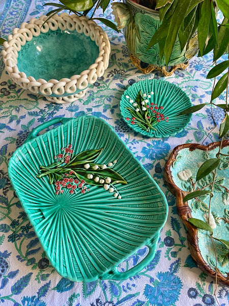 Plat barbotine muguet