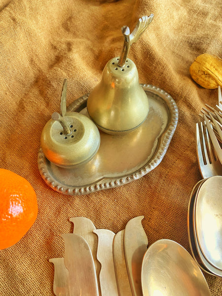 Salière poivrière pomme poire
