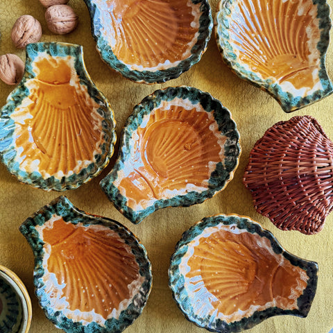 6 coupelles coquillages