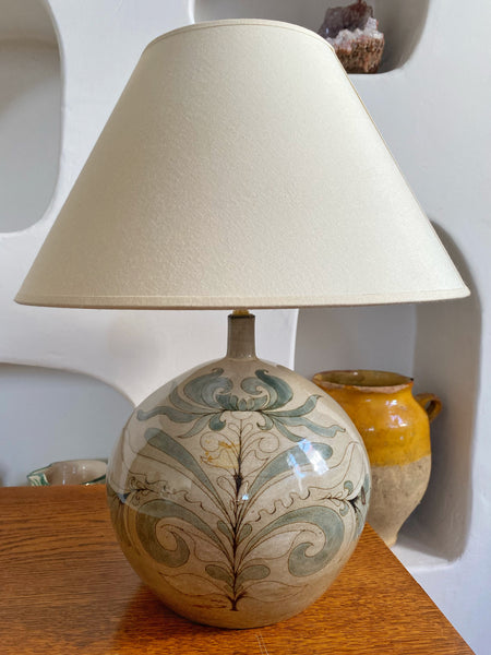Lampe céramique vintage