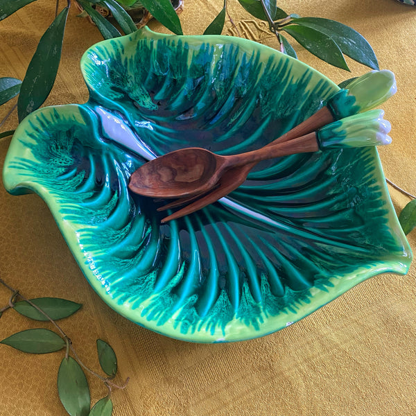 Lot fabienne plat et Grand saladier / plat Vallauris