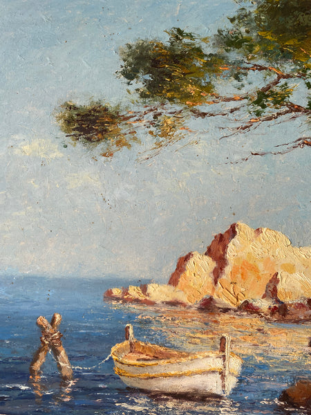 Tableau Riviera 1950 Pol Presson