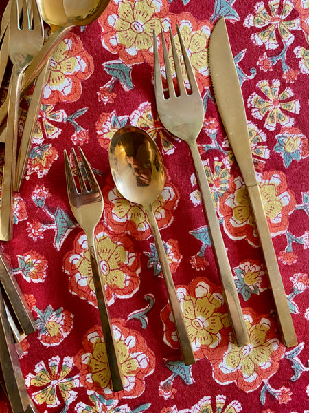 Ménagère laiton 8 personnes