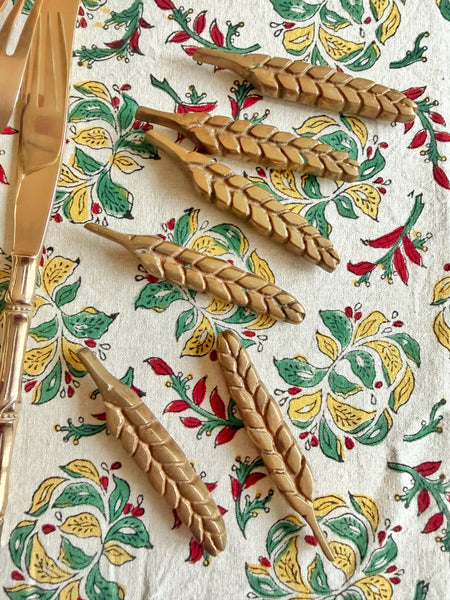 6 porte couteaux épis de blé