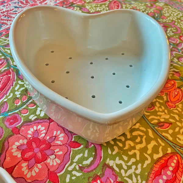 Coeur vintage faisselle