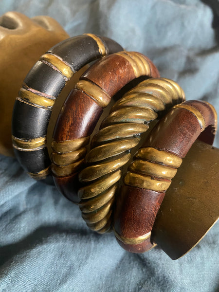 Bracelet vintage laiton
