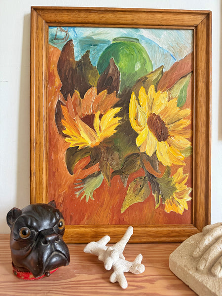 Nature morte aux tournesols