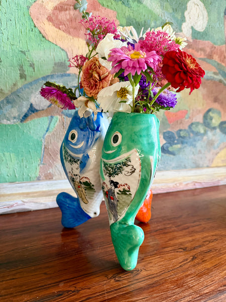 Vase tripode japonais