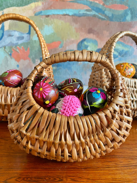 Panier tressé ancien