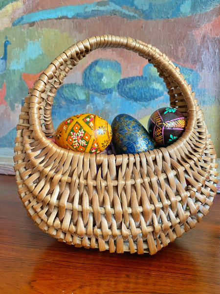 Panier tressé ancien