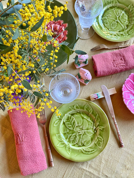 7 Assiettes barbotine Choisy le roi
