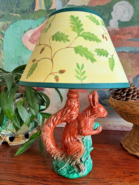 Lampe barbotine écureuil