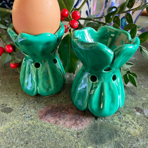 Paire de coquetiers anciens