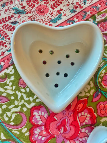 Coeur vintage faisselle