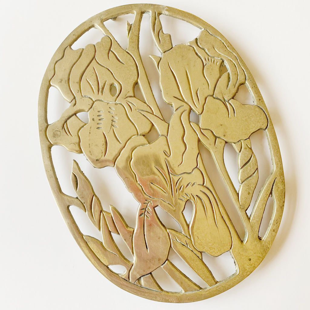 Dessous de plat vintage iris