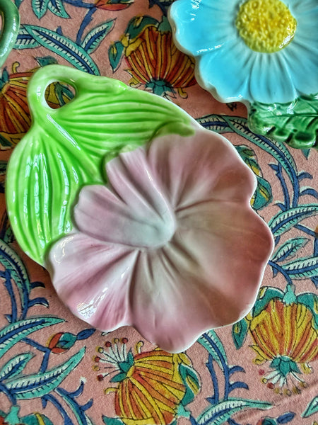 Ravier fleur barbotine