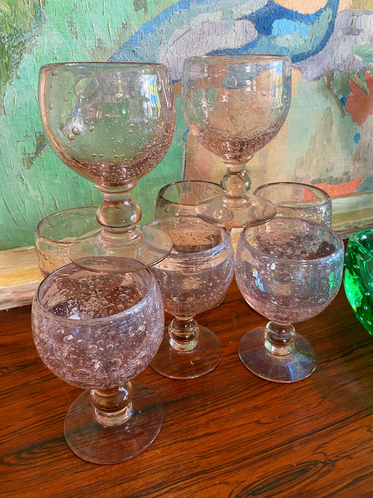 8 Verres souffles Biot