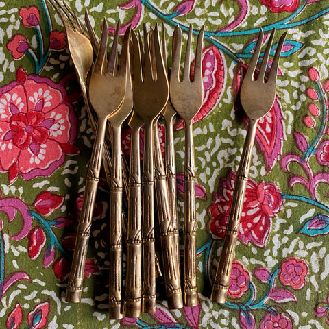 10 fourchettes à huîtres