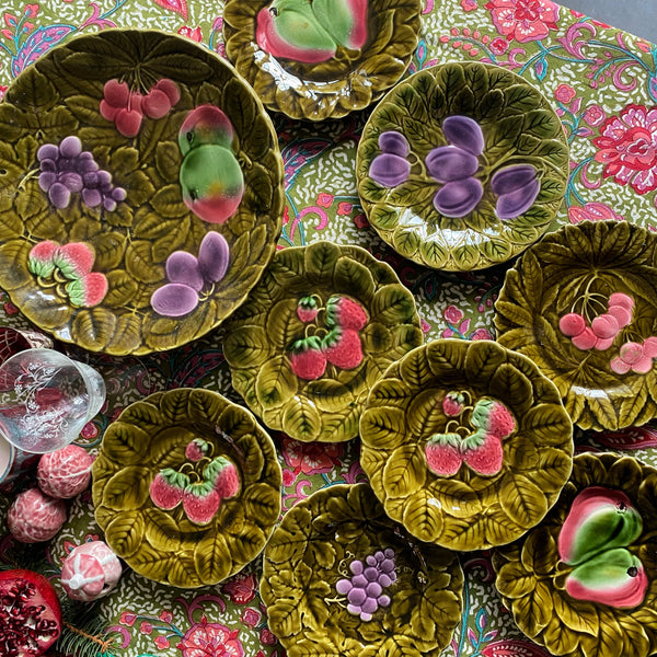 Plat barbotine Sarreguemines