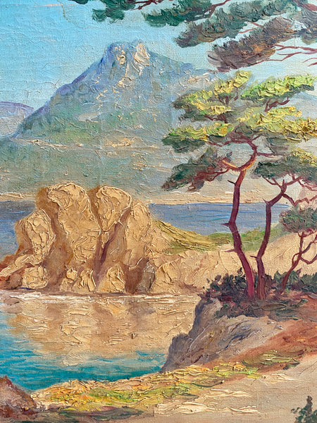Tableau Riviera 1950
