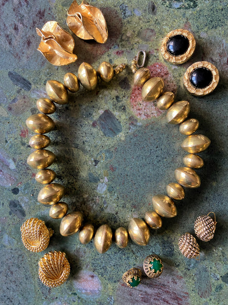 Boucle d’oreilles vintage couture