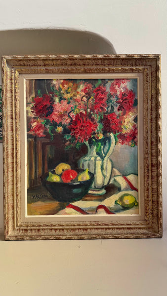 Nature morte aux dahlias