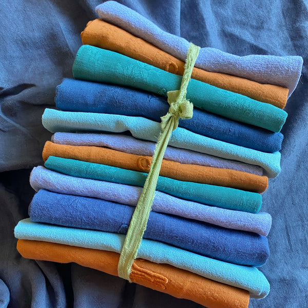 Lot 12 serviettes anciennes