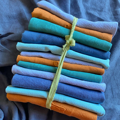 Lot 12 serviettes anciennes