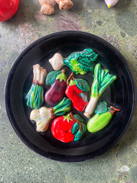 Assiette aux légumes Vallauris