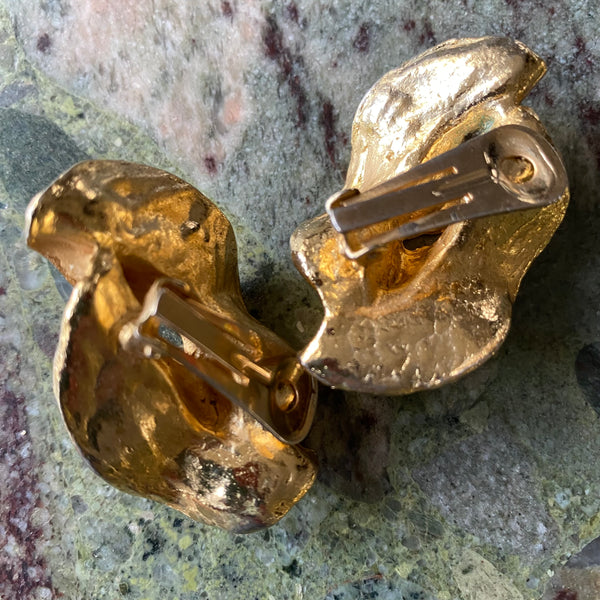 Boucle d’oreilles vintage couture