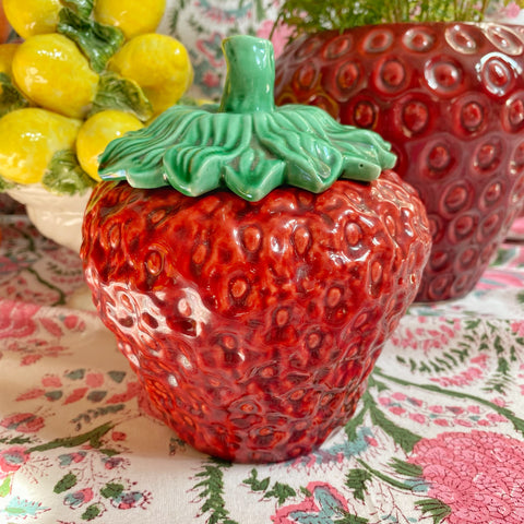Pot fraise barbotine