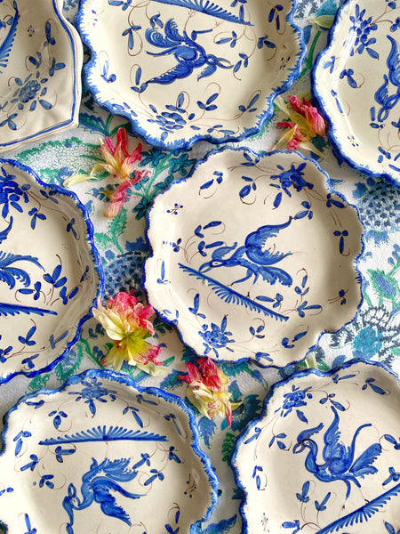 7 assiettes Moustiers