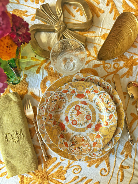 9 assiettes porcelaine chinoise