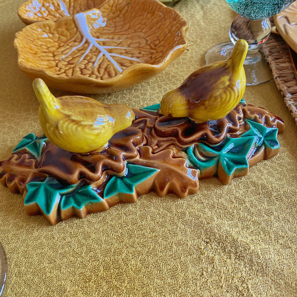 Saliere poivrière barbotine poules