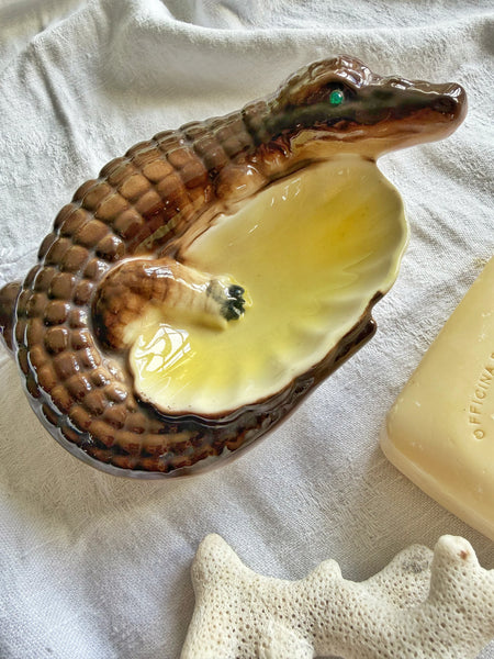 Porte savon céramique 1950