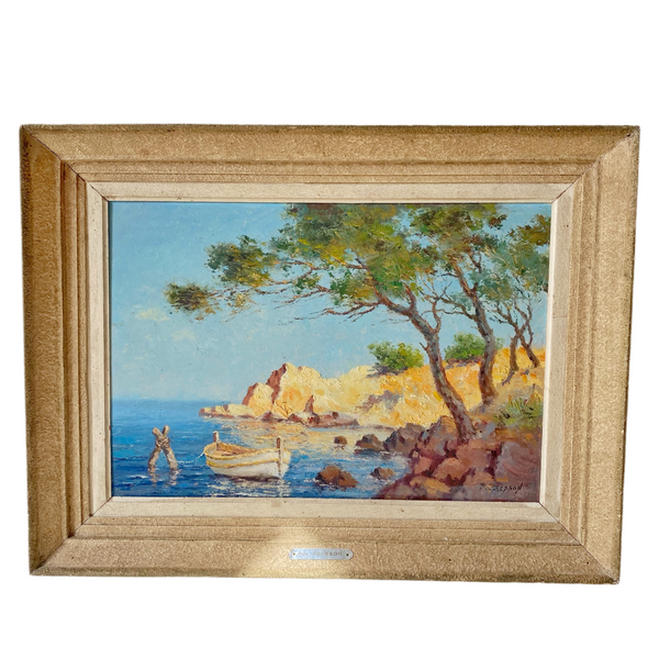 Tableau Riviera 1950 Pol Presson