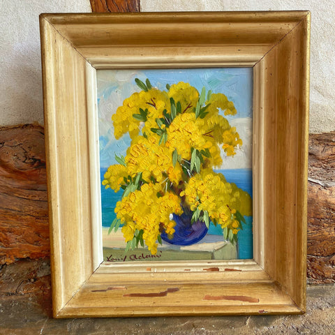 Peinture les mimosas Louis Adami