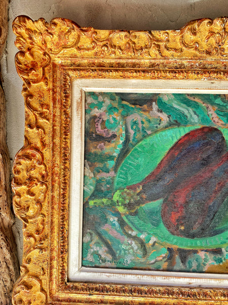 Nature morte aux aubergines