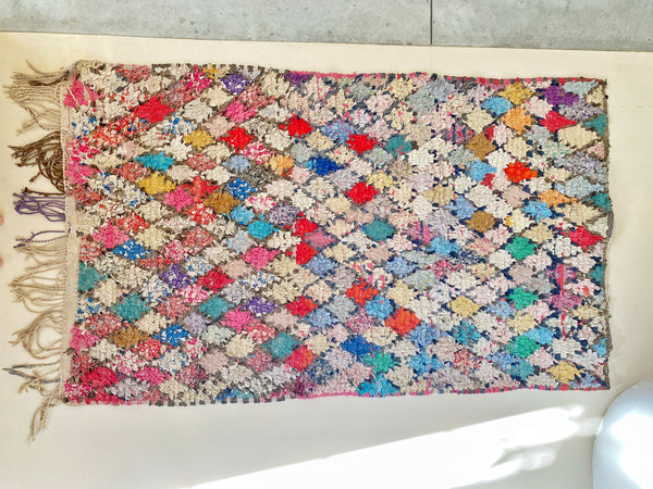 Tapis berbère boucherouite