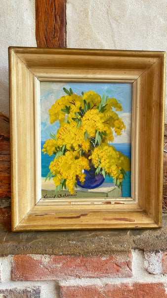 Peinture les mimosas Louis Adami