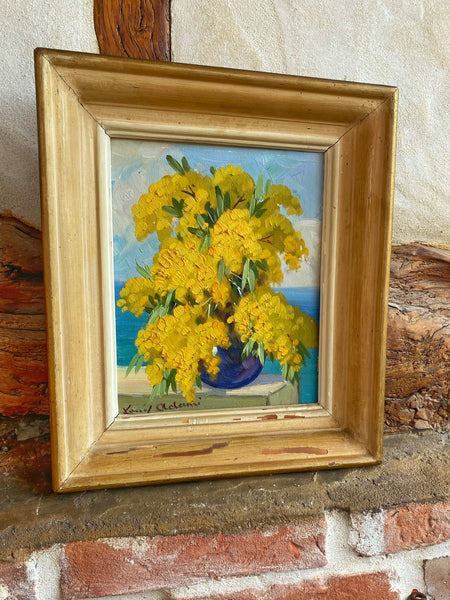 Peinture les mimosas Louis Adami