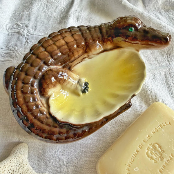 Porte savon céramique 1950