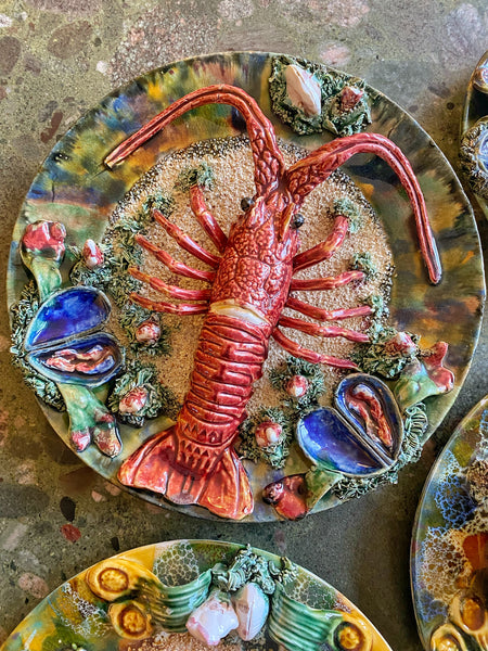 Grande Assiette homard barbotine