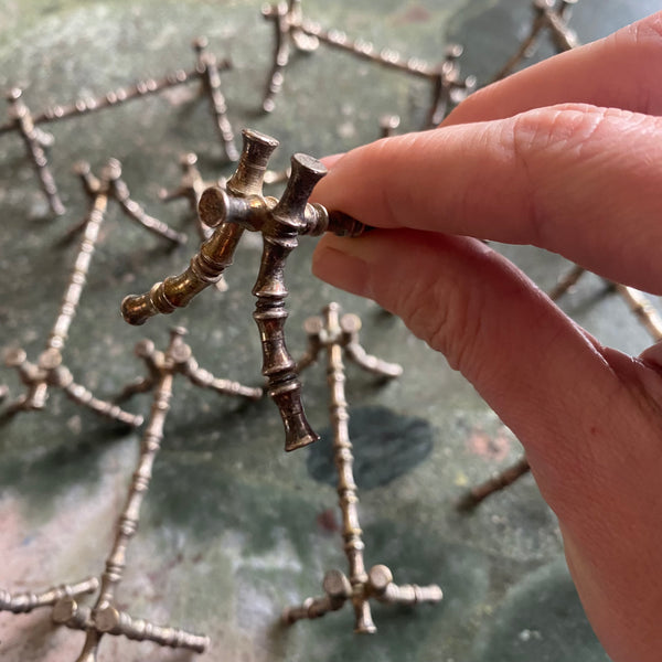 11 porte couteaux façon bambou