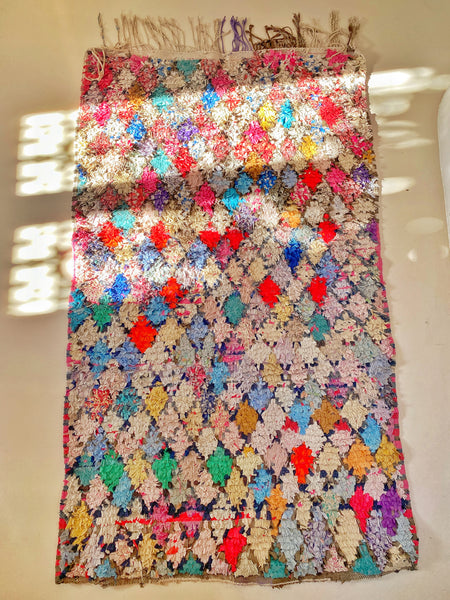 Tapis berbère boucherouite